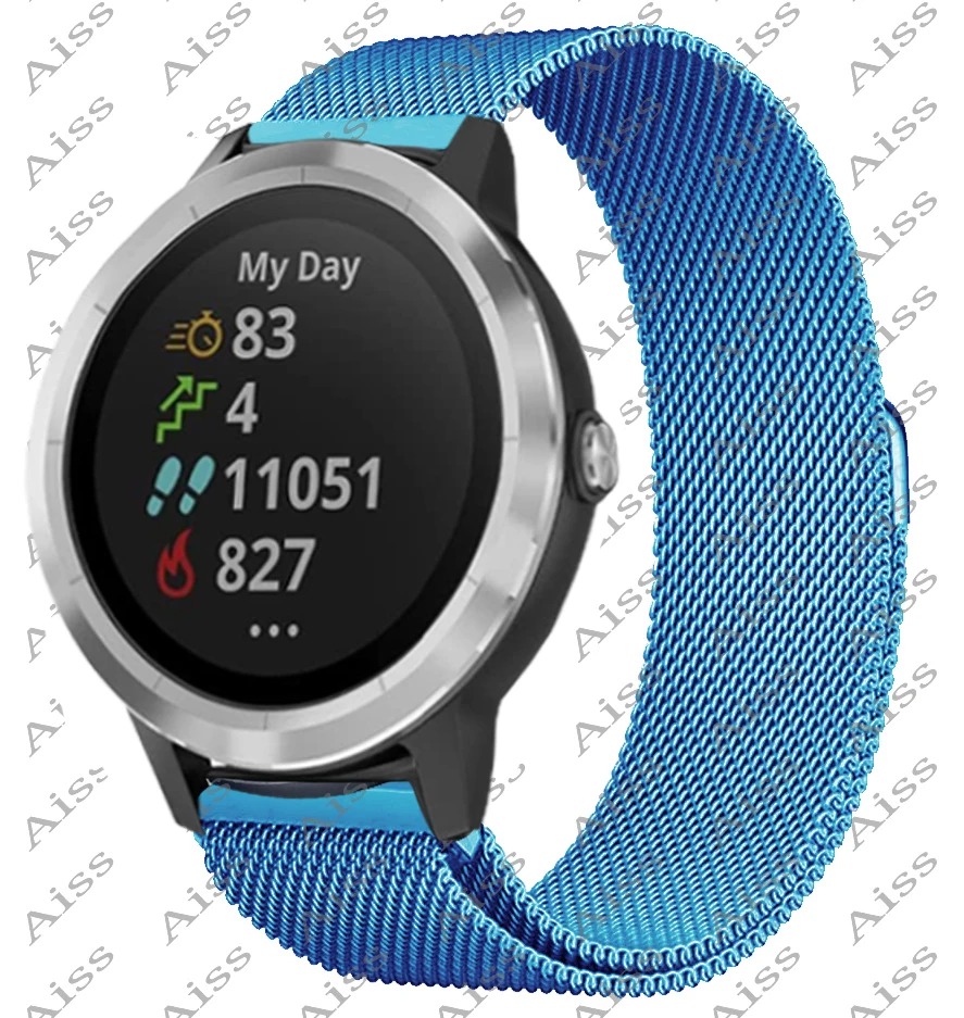 Milanese Loop Smartwatch Wristband Bracelet - 20mm/22mm Strap