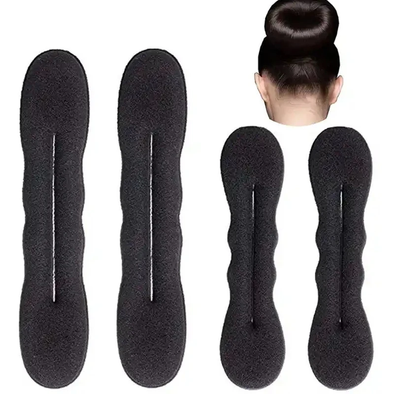 Beauty Black Foam Sponge Hair Bun Hair Band Tool Quick Messy Bun Head Wear Accessories Hair Sponge Twist