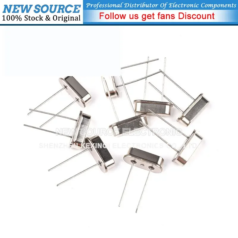 10pcs Crystal Oscillator 7.3728M Hz DIP 2pin 7.3728M Hzhz HC-49S Quartz Crystal Passive