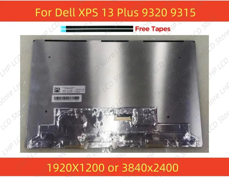 13.4 Inch FHD UHD For Dell XPS 13 Plus 9320 9315 LCD LAPTOP Panel