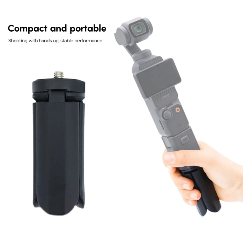 포켓 3 용 카메라 어댑터 마운트 액세서리 확장 삼각대 연장 막대 홀더 탁상용 스탠드 접이식 삼각대