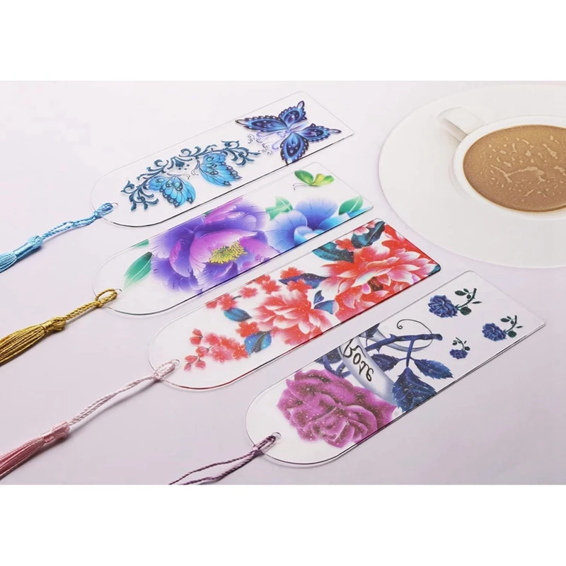 Aazon.co: Yeaqee 100 Pcs Transparent Acrylic Bookark Blanks Clear Acrylic Bookarks Acrylic - View #14