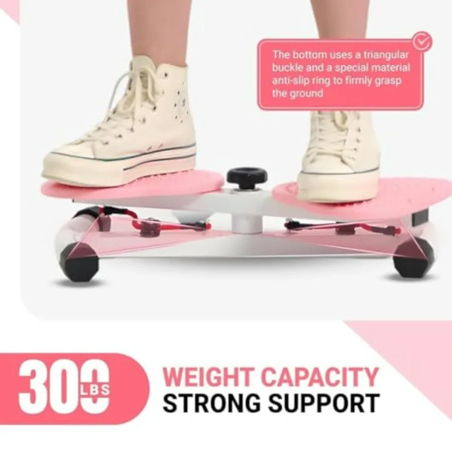 Twister Adjustable Twisting Board for Women and Men Home Gym Equipment Noiseless Twister 330 lbs Load Capacity Digital Display