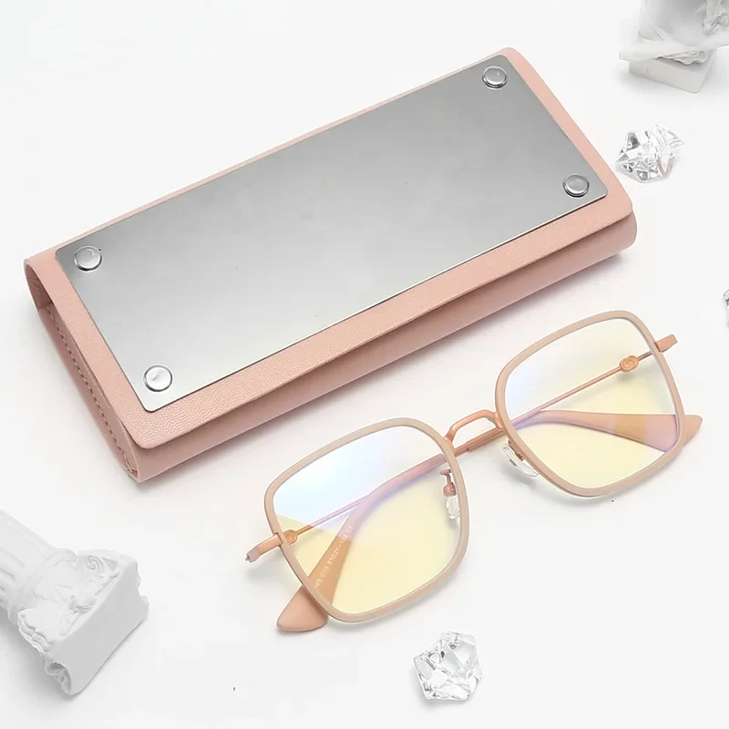 

Зеркальный Модный чехол из искусственной кожи для солнцезащитных очков для женщин и мужчин, портативный Мягкий футляр для очков, сумка, аксессуары, футляр для очков