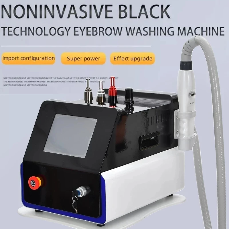 

2024 Portable Q-switch micro device 1064nm 532nm 1320nm Nd Yag L-SER tattoo removal micro second machine household appliances