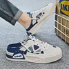 Fashion Men Casual Shoes Lightweight Half Slippers Slip-on Breathable Men Flat Sport Shoes Sneakers Comfortable Driving Loafers 1