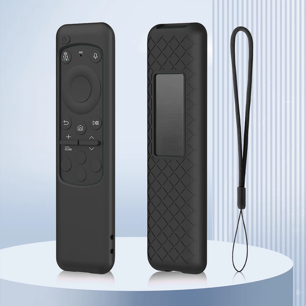 Remote Control Cover Protector Silicone Protective Case Shockproof Anti-Slip Lanyard Samsung BN59-01432A 01432B