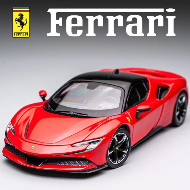 Bburago 1:24 Ferrari SF90 Stradale Sports Car High Simulation Static  Diecast Vehicles Model Metal Alloy