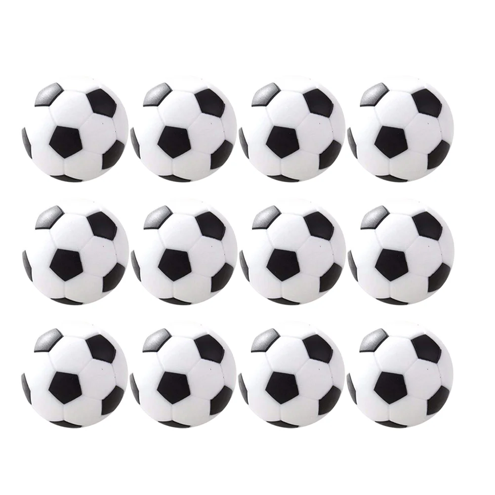 

12 Pcs Soccer Table Football Mini Replacement Footballs Accessories Tabletop Child