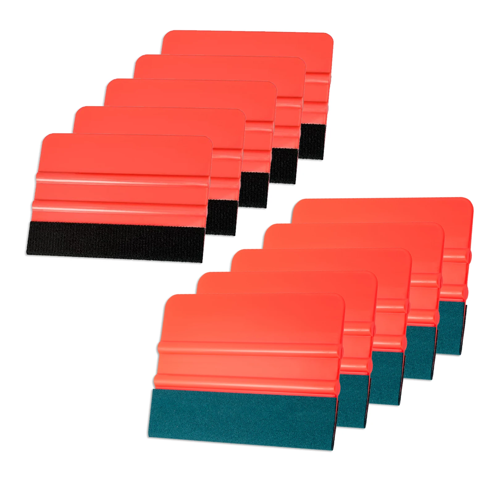 No-Scratch Felt Scraper Auto Styling Wrapping Vinyl Car Squeegee Window Water Wiper Glass Tint Carbon Film Applicator FOSHIO