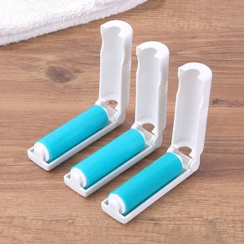 

Portable Sticky Washable Lint Roller With Cover for Wool Sheets Hair Clothes Fluff Dust Catcher DrumLint Dust Roller