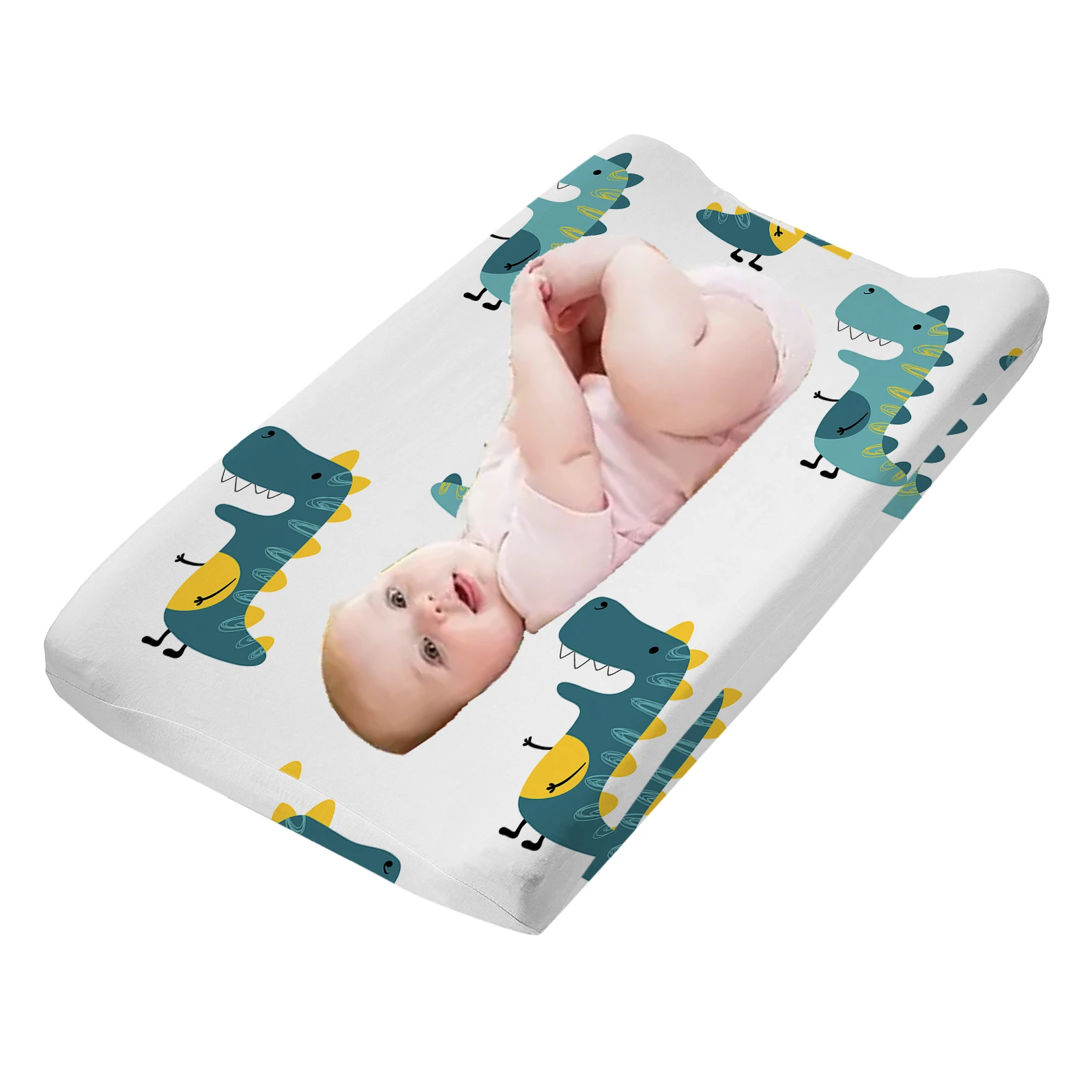 Baby touching massage table changing cover diaper table detachable cloth cover