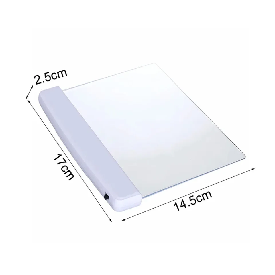 LED Book Light Reading Bed Flat Panel Eye-Caring Bookmark Light Portable Reading Lamp Mini Night Light Car Travel Gifts