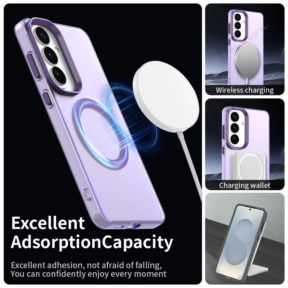 Cute Magnetic Phone Case with Magsafe Clear Protector Cover