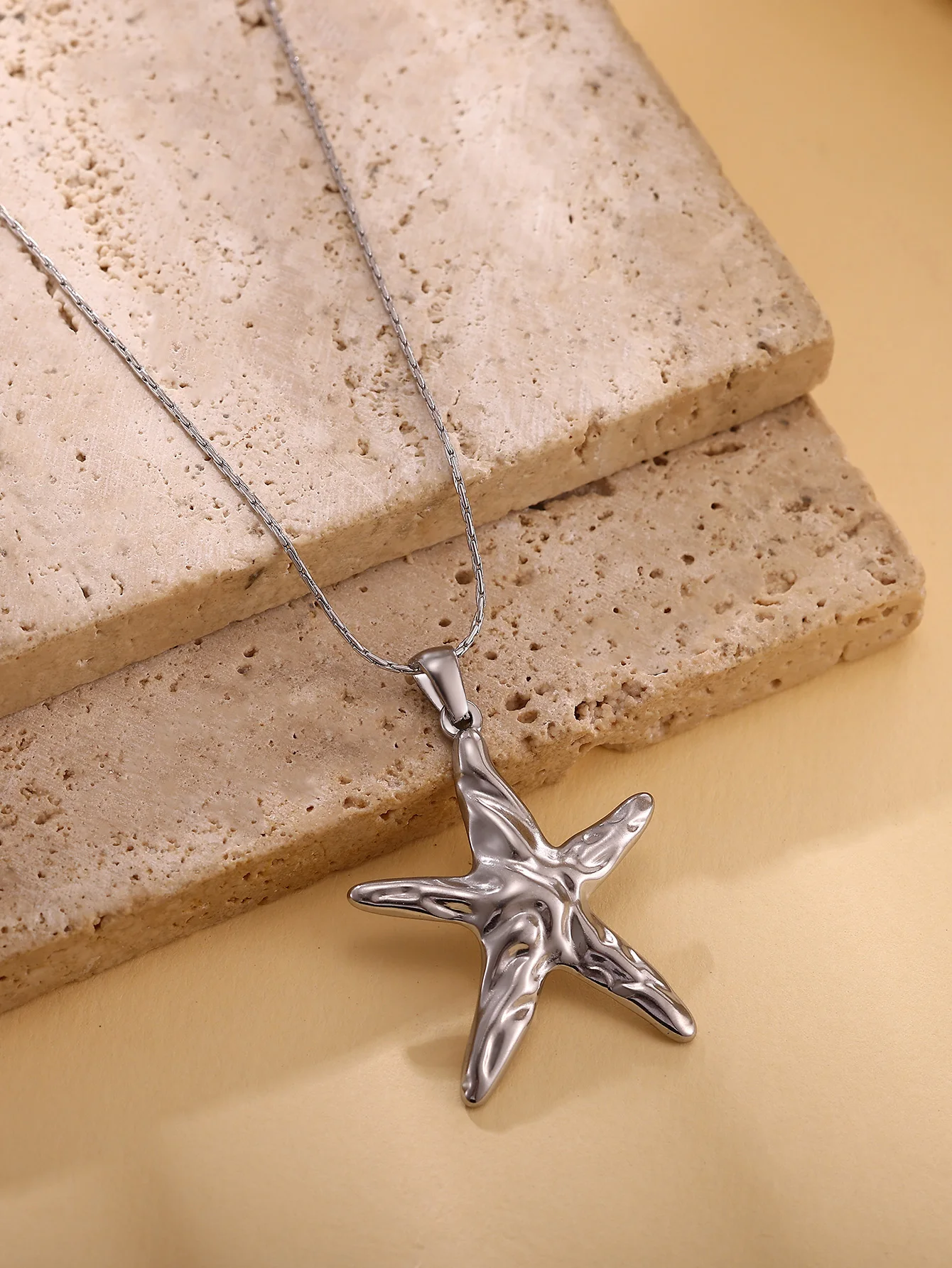 Stainless Steel Starfish Necklaces For Women