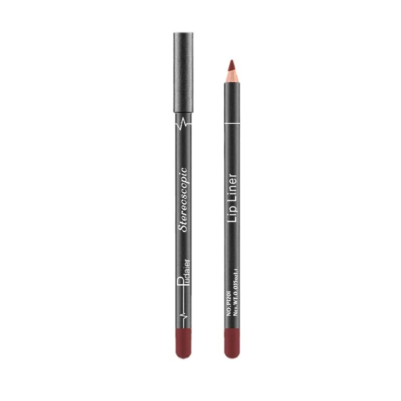 12pcs Lip Liner Set Matte Lipstick Pencil Waterproof Velvet Lip Pencil 6