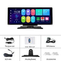 Caméra embarquée Podofo 10,26 pouces, 8 cœurs, 4+64 Go, Android, CarPlay sans fil, autoradio Android Auto, Bluetooth, WIFI, GPS, enregistrement vidéo de la voiture 8