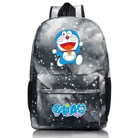 Doraemon Schoolbag Fashion Cartoon Backpack Blue Fatty Backpack Boy Girl Travel Storage Bag Student Computer Storage Bag handbag 2