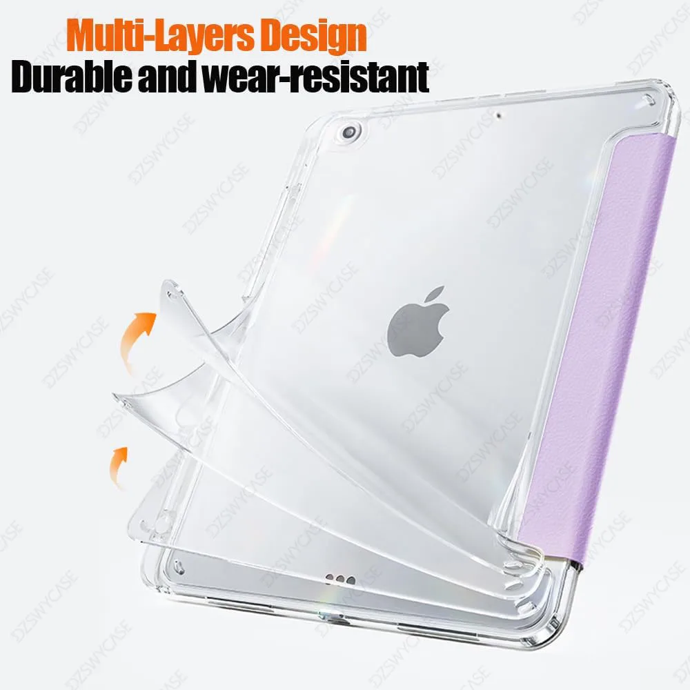 Versatile Y-Shaped Tablet Stand Case with Pencil Holder and Multi-Angle Cover