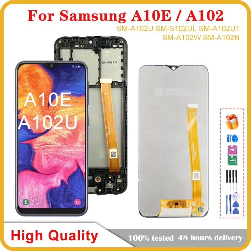 

Оригинальный сенсорный ЖК-дисплей с рамкой для Samsung Galaxy A10E A102