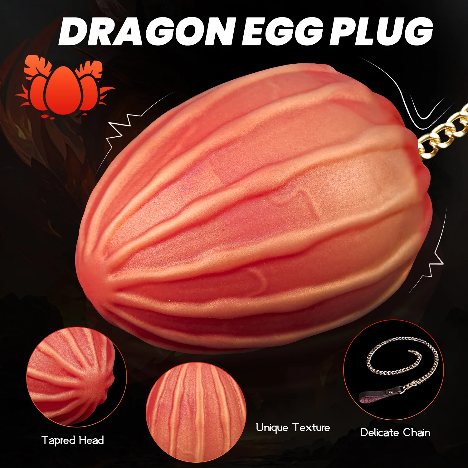 Plug anal en silicone et stimulateur prostate et point g pour adultes_voghion.com