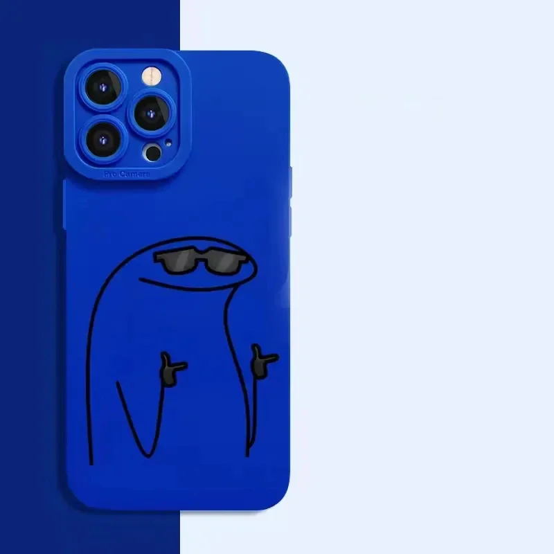 Whimsical Cartoon Character Shockproof Silicone Phone Case