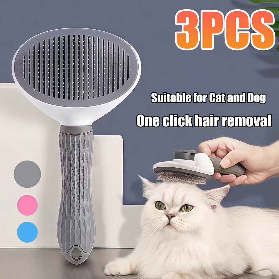 Pet Dog Brush Comb Self Cleaning Pet Hair Remover Brush For Dogs s Grooming Tools Pets Dematting Comb Dogs Accessories