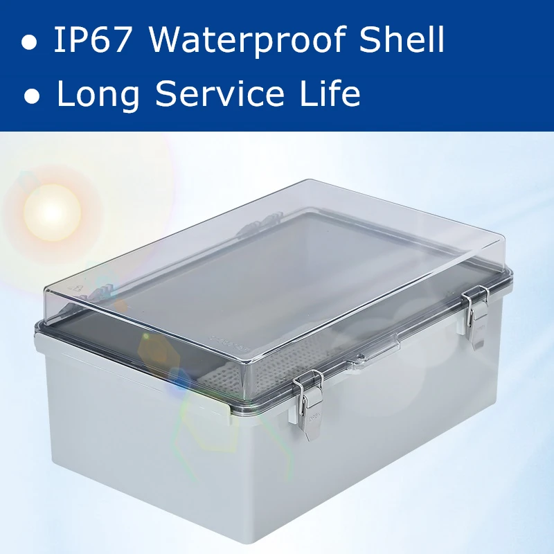 IP67 Waterproof Cover Enclosure Junction Box ABS Plastic Outdoor Electronic Instrument Hinge Case electronic enclosure case electrical junction box electrical box
