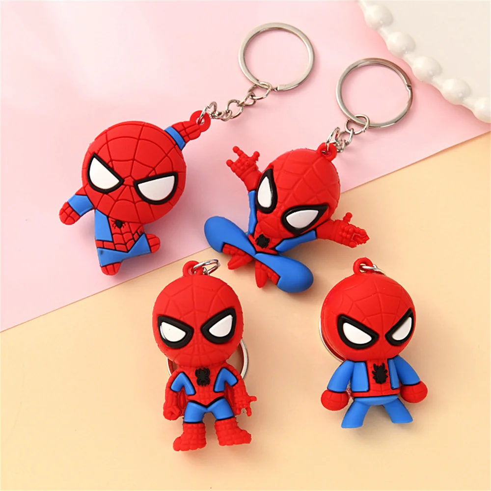 

Spidey and His Amazing Friends Keychain Spiderman Key Ring Birthday Party Favors Goodie Bag Stuffers for Boys Pendant Keyholder