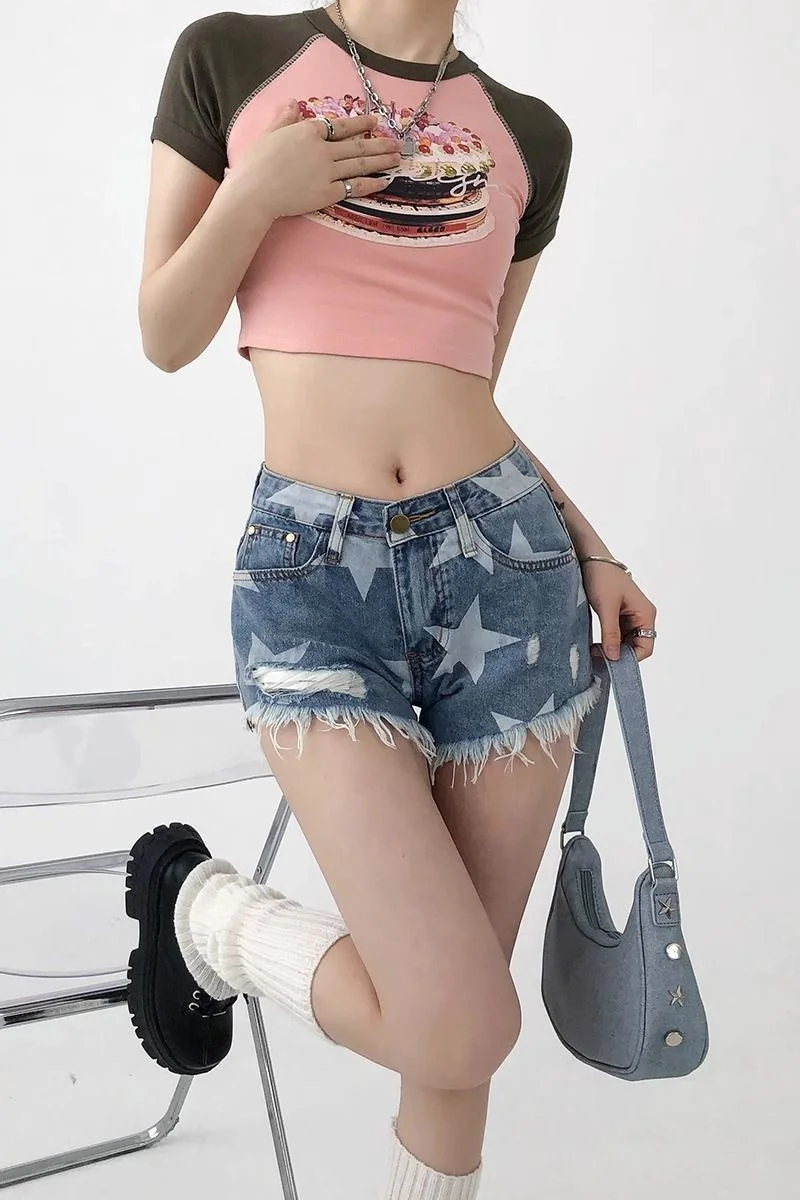 Hot PANTS Ripped JEANS WASHED DENIM HOT PANTS JEANS Shorts JEANS Women DENIM  PANTS | Shopee Singapore