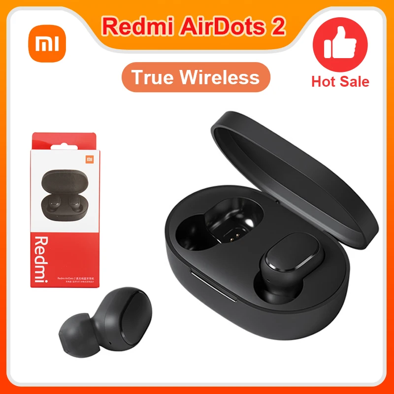 Originale Xiaomi Redmi Airdots 2 Tws Wireless Bluetooth 5.0 Auricolari Auricolari Wireless Basic Redmi 2 Auto Link Muslimcon Mic