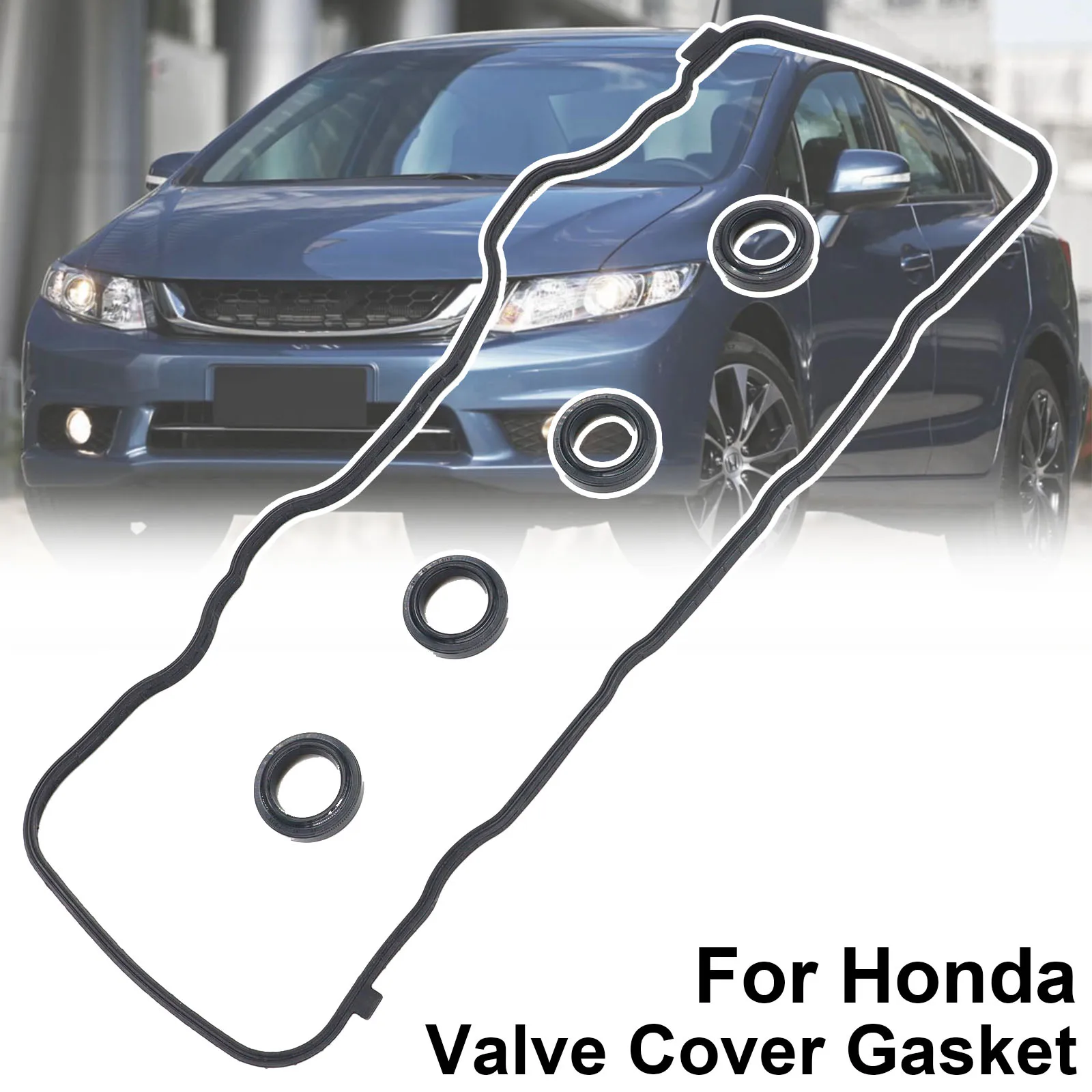 Car Engine Accessories Valve Cover Gasket Kit Set Parts For Honda Civic-1.8L L4 1799cc 2006 2007 2008 2009-2015 VS50741R 5pcs engine intake manifold gasket set