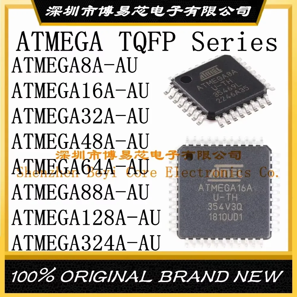 ATMEGA8A-AU ATMEGA 324PA 644 16A 168A 32A 128A 88PA 8 32U4 88 128 48 169PA 169P 48A 32U4 8L 328P 16 32 64L 644PA plastic casing