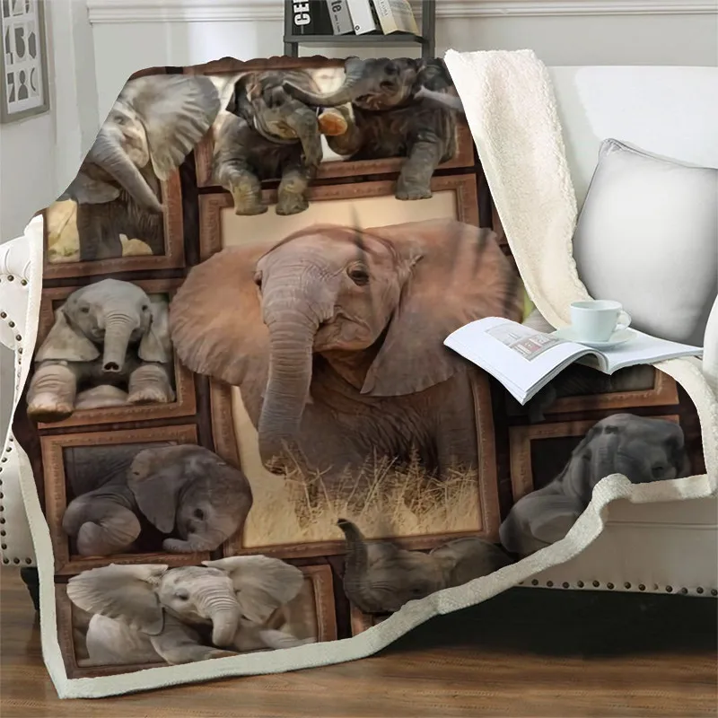 3D Cartoon Cute Sleepy Cat Plush Sherpa Blankets For Beds Sofa Chair Fleece Throw Blanket Winter Bedspread Thick Qui