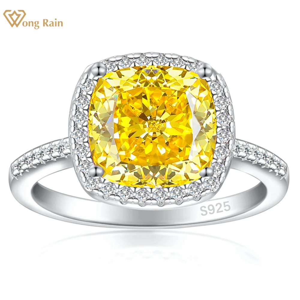 

Wong Rain Classic 925 Sterling Silver 3.5CT Citrine Ruby Aquamarine Emerald Sapphire Gemstone Jewelry Cocktail Party Women Ring