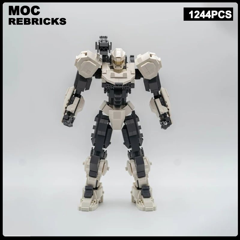 

Конструктор игрушечный белый рейнджер MOC, сборная модель, суперробот, детская игрушка, рождественский подарок