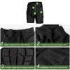 Tomshoo Hip Butt Protective Padded Shorts Armor Hip Safe Shorts Snowboarding Skating Skiing Ride Hip Protection Shorts Men Women 4