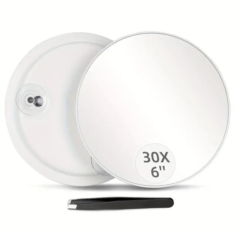 Portable 45-inch 114CM 20x 30x magnifying mirror concave mirror three-absorbent bathroom mirror for easy makeup organization 6