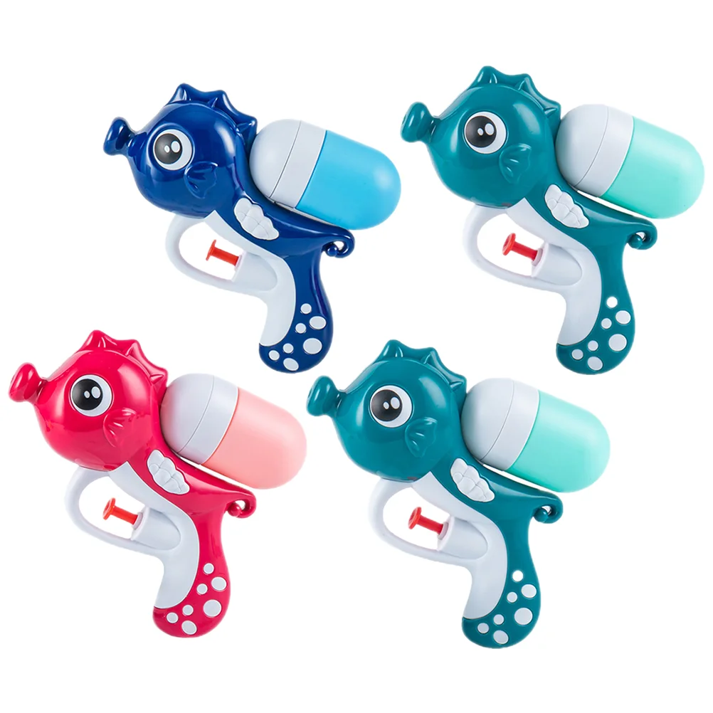 

4 Pcs Decor Seahorse Water Pool Toy Interesting Pendant Summer Beach Sprayer Outdoor Spraying Interactive