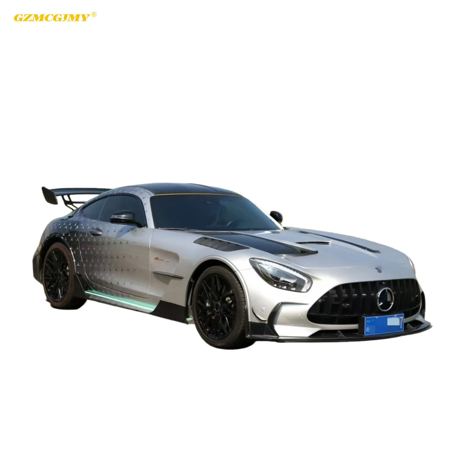 High Quality Car Body Kit Suitable For Mercedes AMG GT GTS GTC Black Front Lip Diffuser Side Skirts Car Bumpers