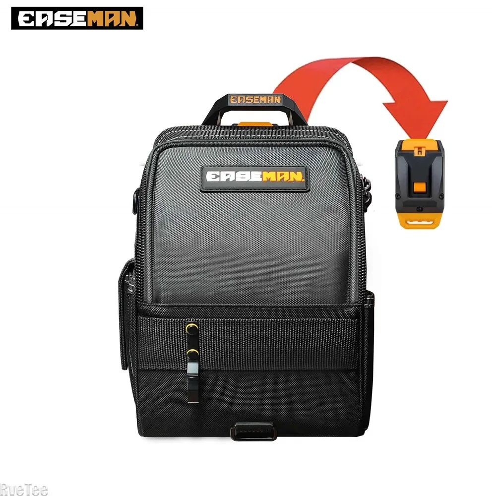 EASEMAN Heavy Duty 1800D Quick Hanging Tool Bag with Zipper for Electrician Tools Man Gift Top Quality 5