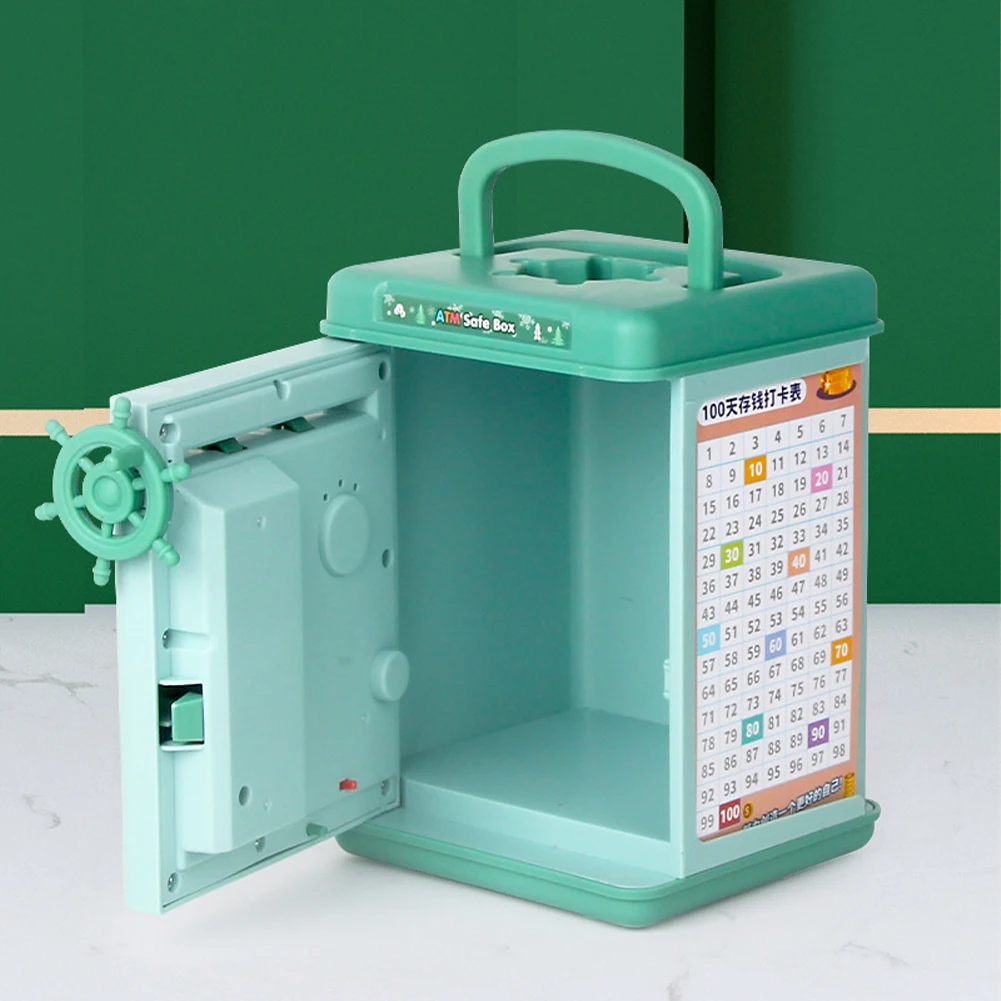 Electronic Piggy Bank Children's Cash Box Password Safe Smart Fingerprint Automatic Banking Gift Money Box