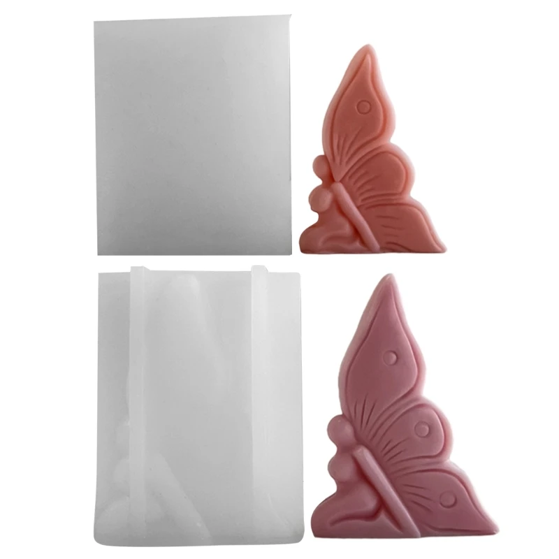 

Простая в использовании силиконовая форма для изготовления ароматерапевтических свечей-бабочек, прочные формы для поделок своими