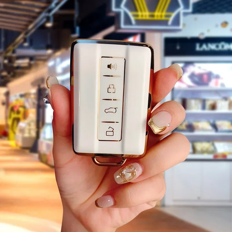 Premium TPU Car Key Shell Holder - Full Coverage Protection & Auto Styling Accessory