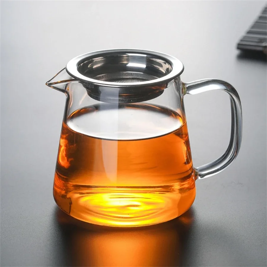 Glass Cup Coffee Glass Cup Heat Resistant Coffee Glass Cup Glass Tea Cup Glass Tea Pitcher Chinese Tea Set Glass Pitcher Coffee Pot Water Jug Heat-Resistant Cup Anti-Scalding Tasting Cup Kung Fu