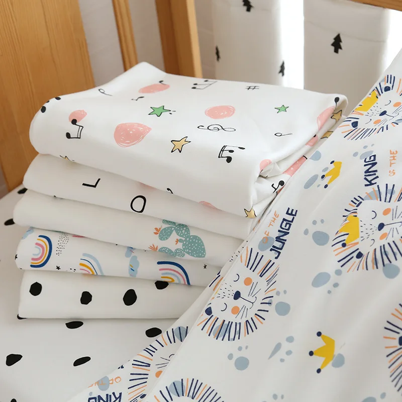 Baby Bedding Set Kids Quilt Cover Without Filling 1pc Cotton Crib Duvet Cover Cartoon Baby Cot Quilt 150*120cm CJ185