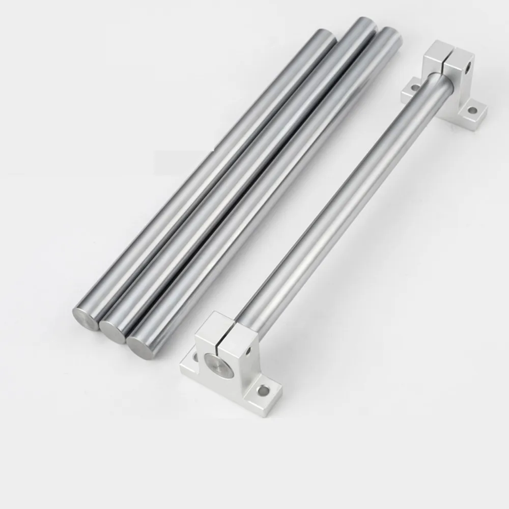 Optical Axis Hardening M7-50 Linear Shaft Cylinder Rail Chrome Plated Round Rod 1PC For CNC 3D Printer Length 100-1000mm