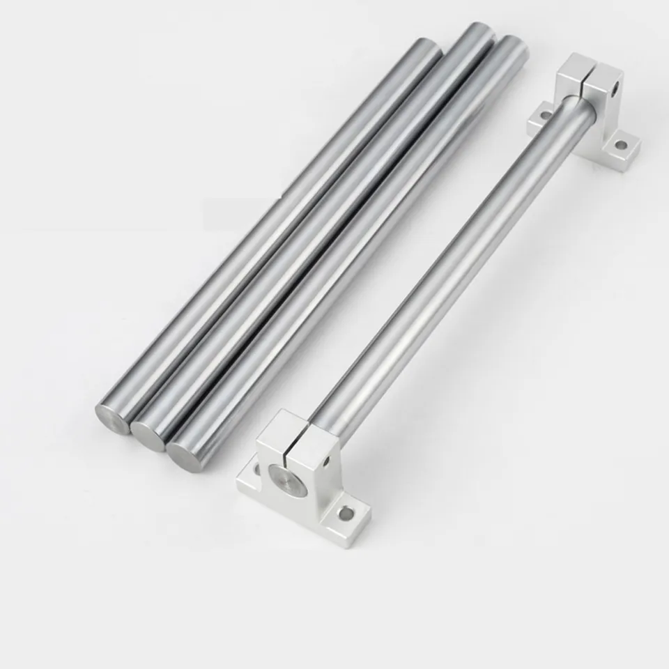 Jiyami'en-B. 2pcs 12mm Albero Lineare 520mm Lungo Cromato Cromato - Foto 10