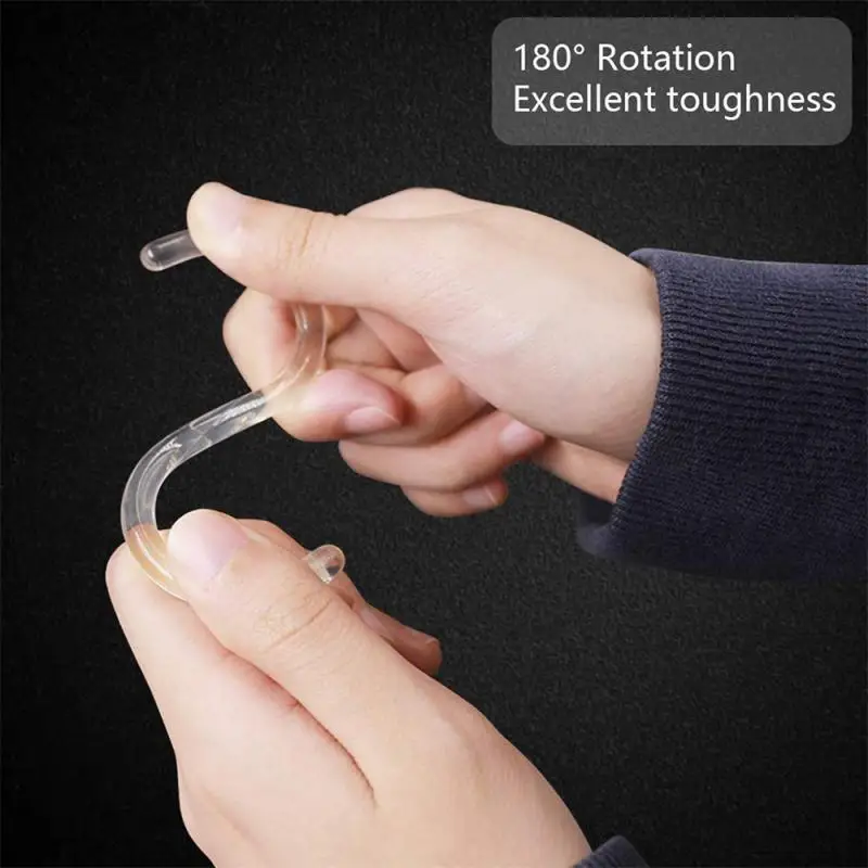 Shower Curtain Clips Hanging Ring Easy To Disassemble Widely Used Universal Size Easy To Install Bathroom Accessories Transparent Shower Curtain Ring