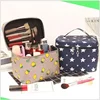 Trousse de maquillage Portable étanche pour femmes, trousse de toilette de grande capacité